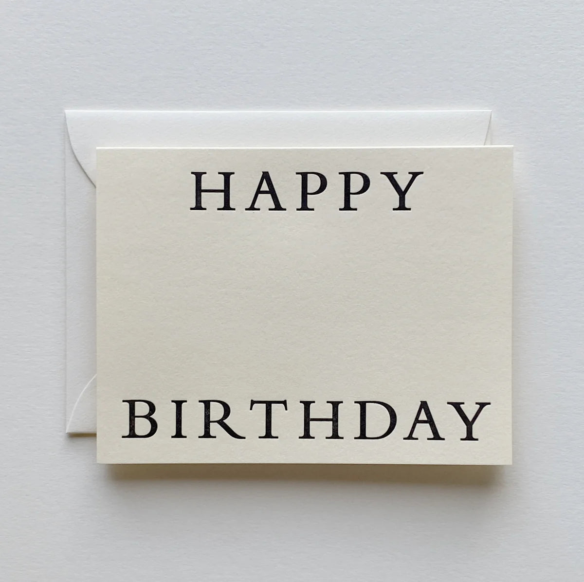 "Happy Birthday" Mono - Single Card