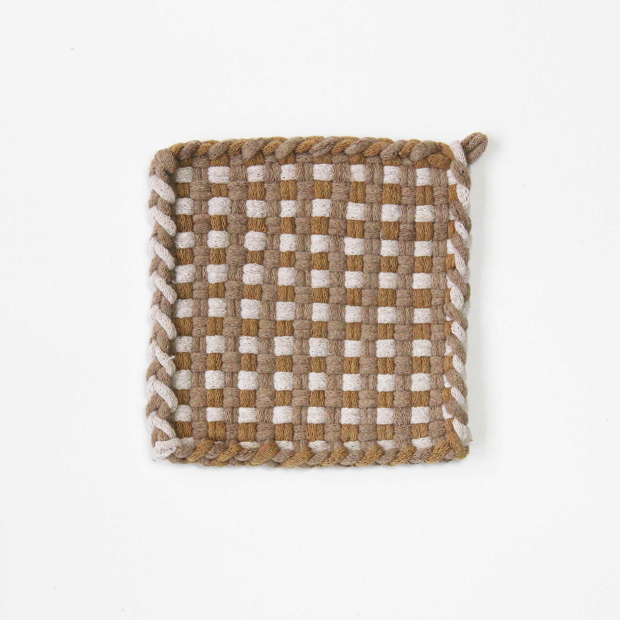 Handwoven Pot Holder - Autumn